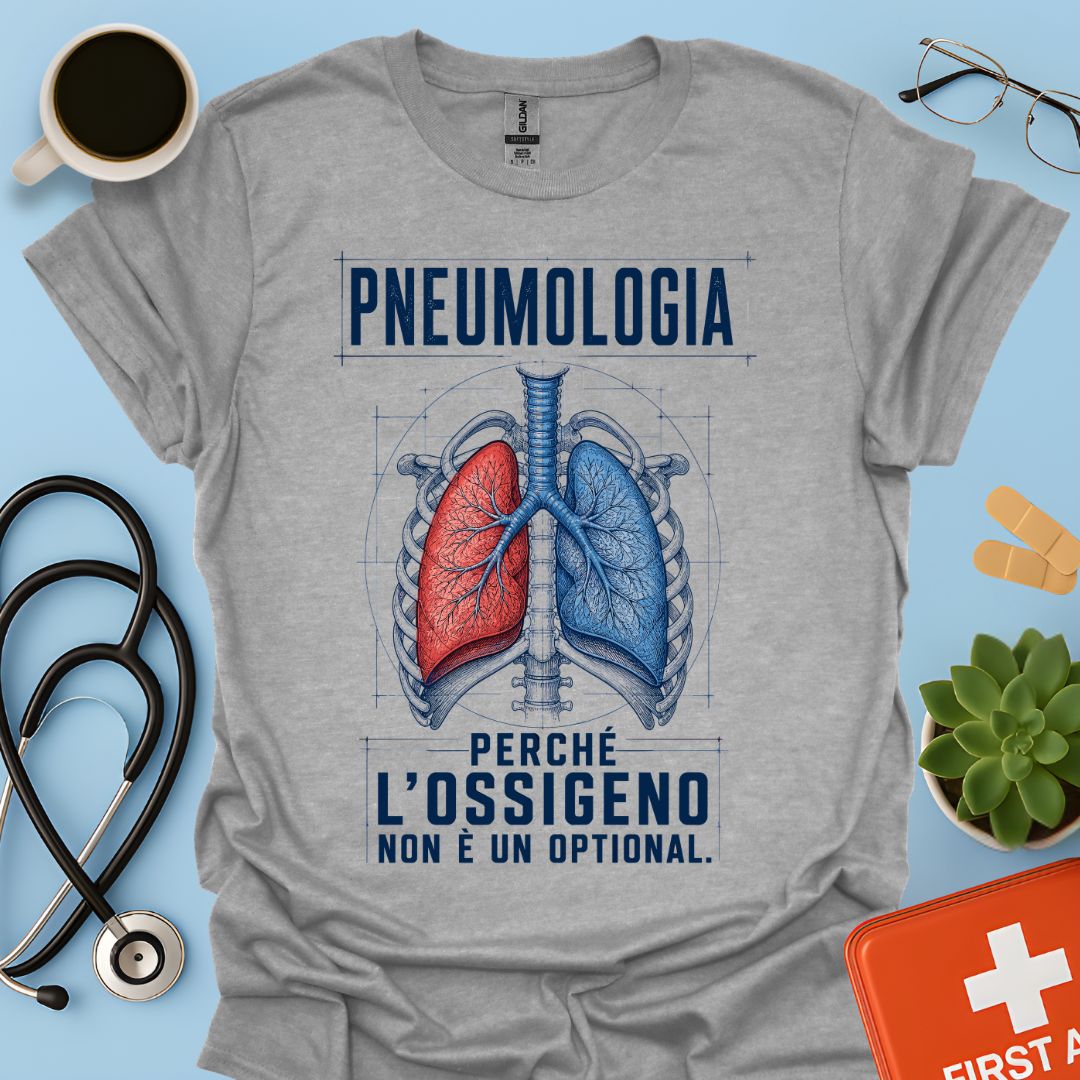 Maglietta Pneumologia – Perché l'Ossigeno Non È un Optional