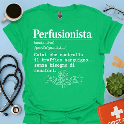 Maglietta Divertente Perfusionista Definizione