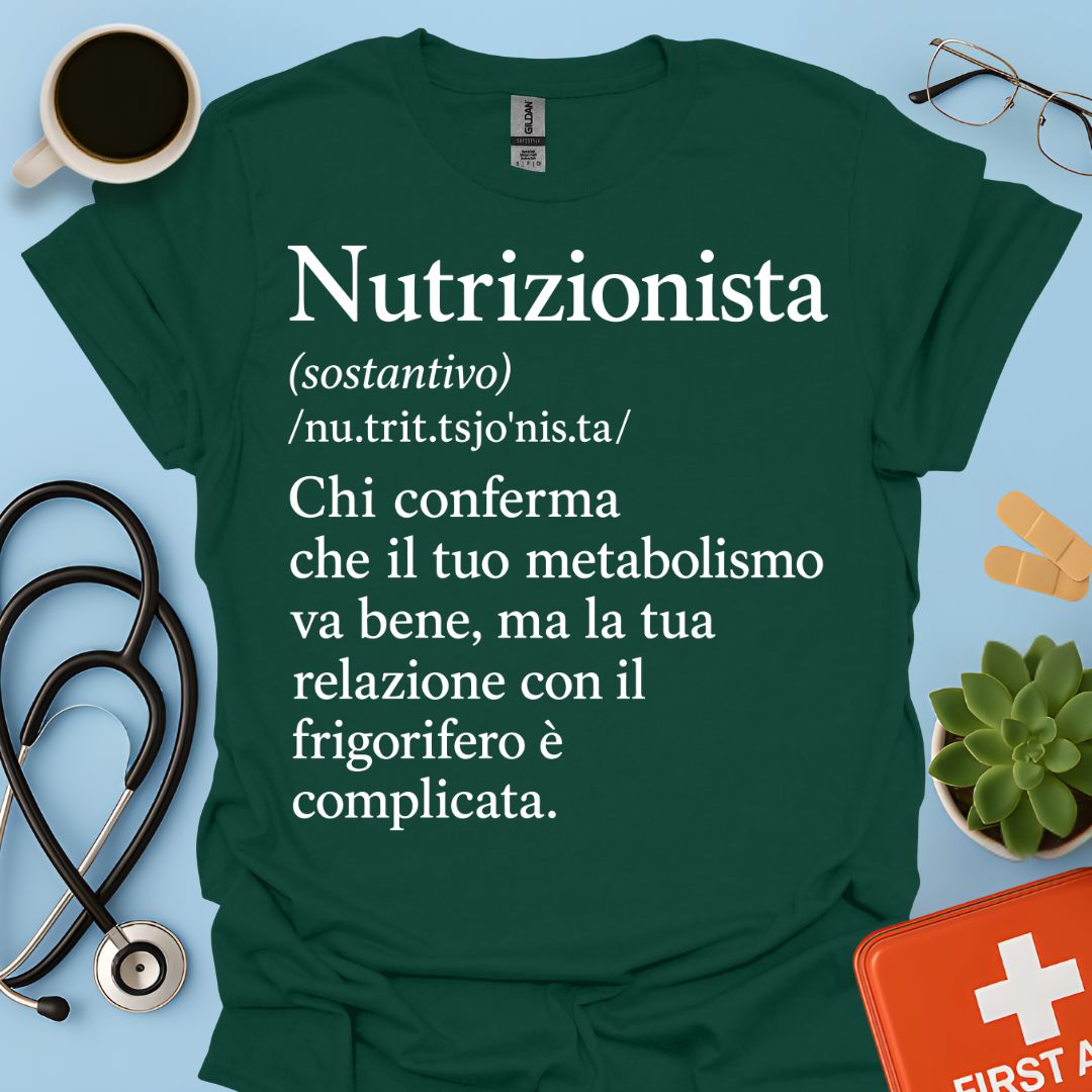 Maglietta Nutrizionista Divertente – Idea Regalo Biologa Nutrizionista