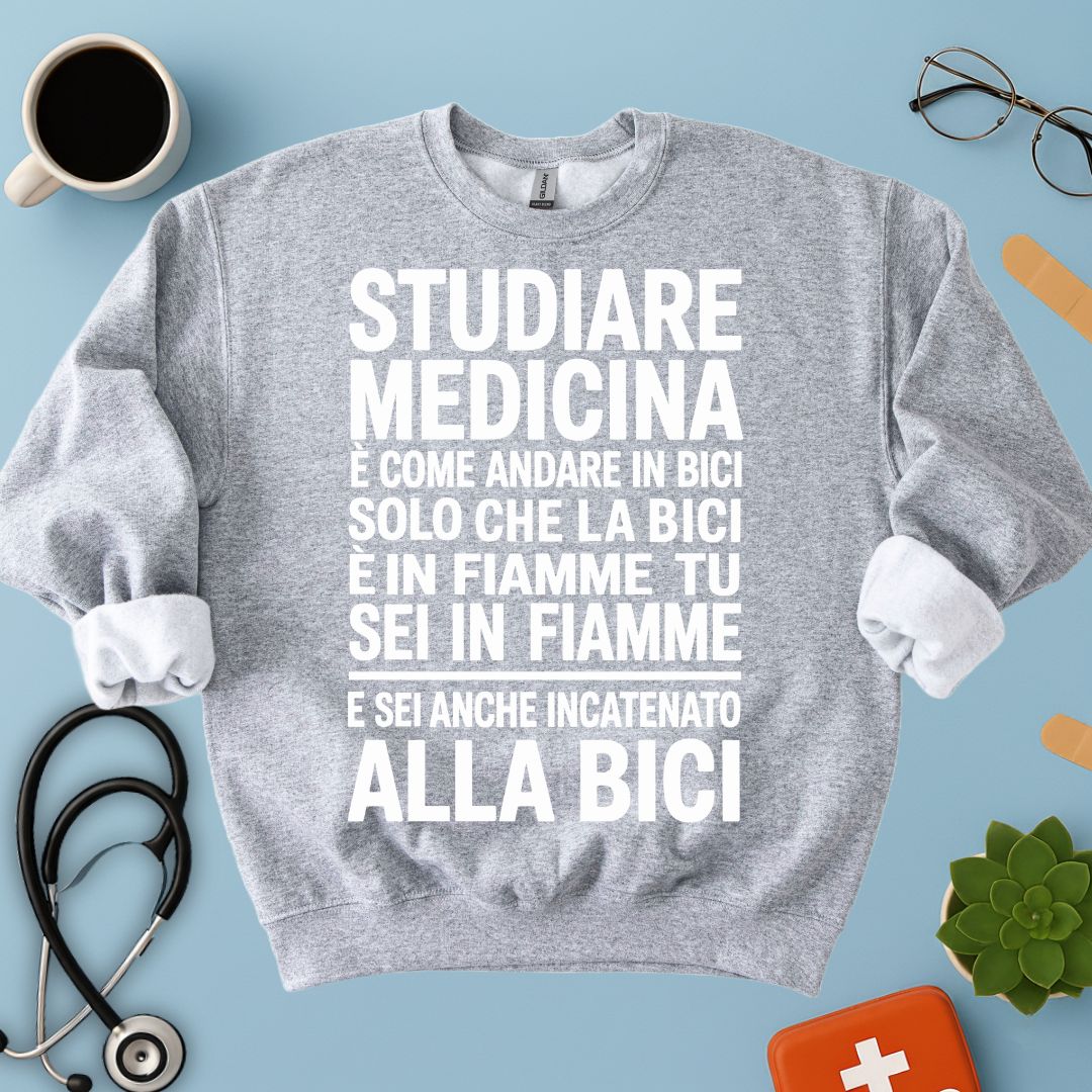 Felpa Divertente Studente Medicina