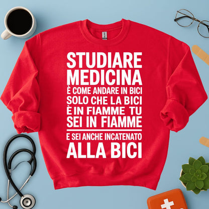 Felpa Divertente Studente Medicina