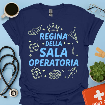 Regina della Sala Operatoria - Maglietta Infermiera e Chirurgo