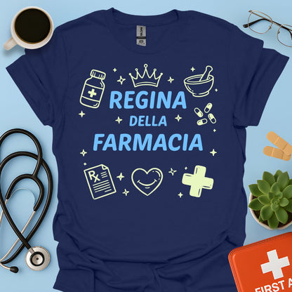 Regina della Farmacia - Maglietta Farmacista e Tecnica Farmaceutica