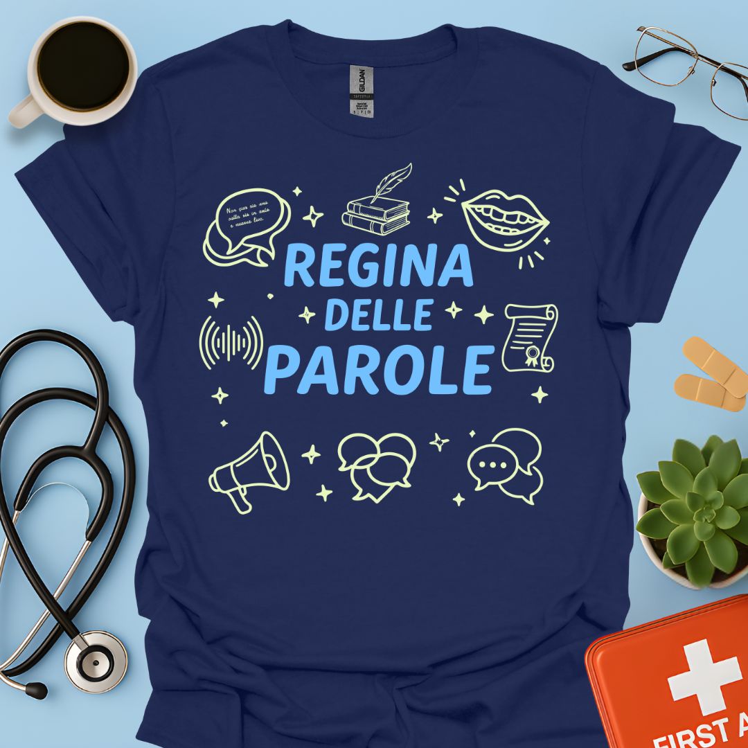 Regina delle Parole - Maglietta Logopedista