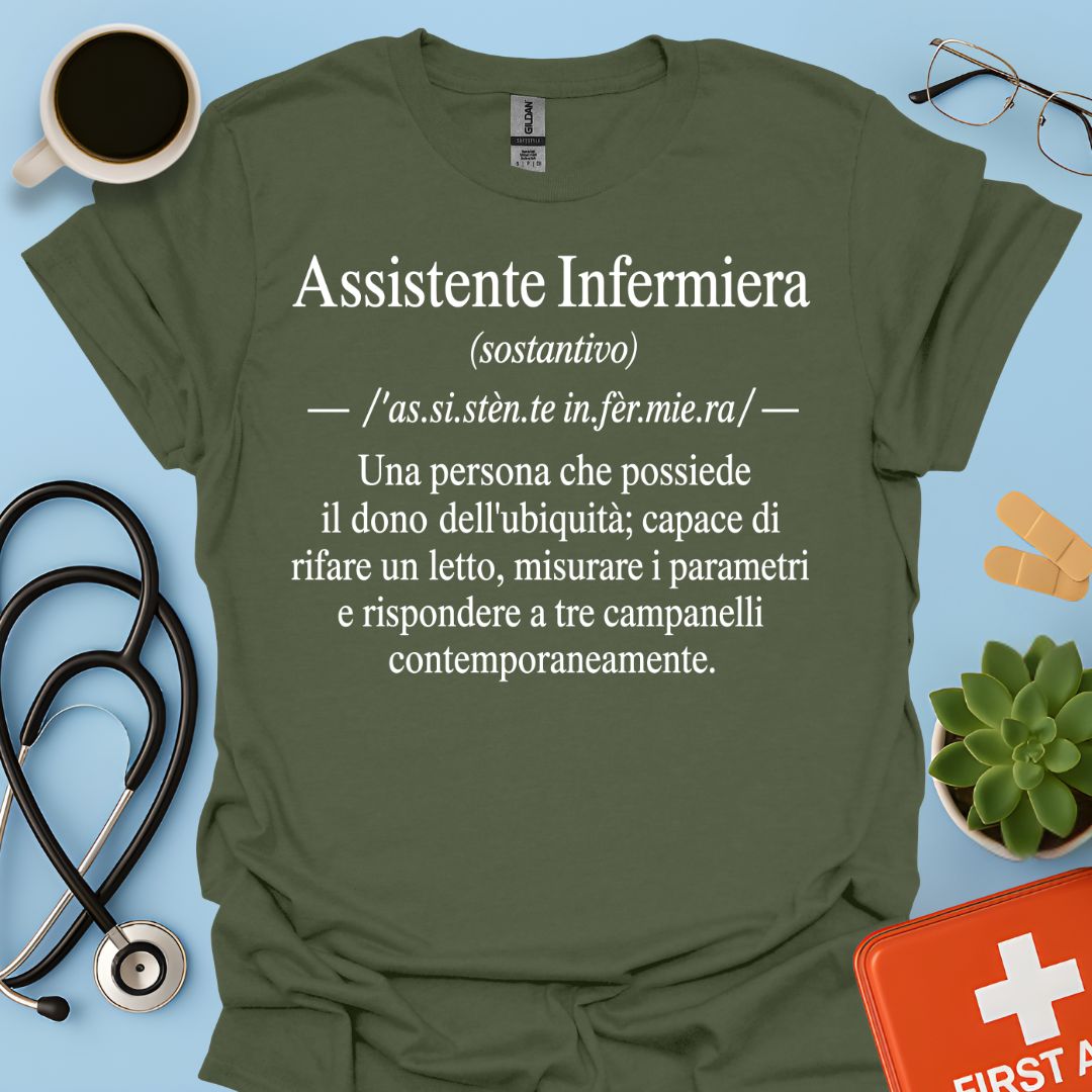 Assistente Infermiera Definizione Maglietta