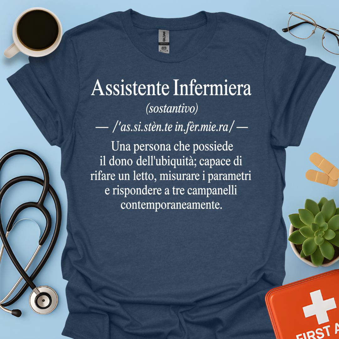 Assistente Infermiera Definizione Maglietta
