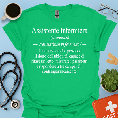 Assistente Infermiera Definizione Maglietta