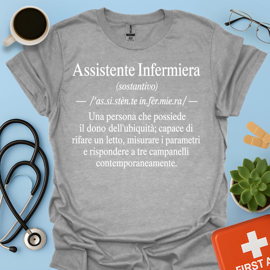 Assistente Infermiera Definizione Maglietta