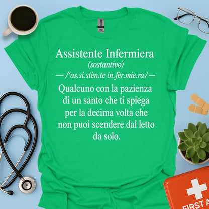 Maglietta Definizione Assistente Infermiera