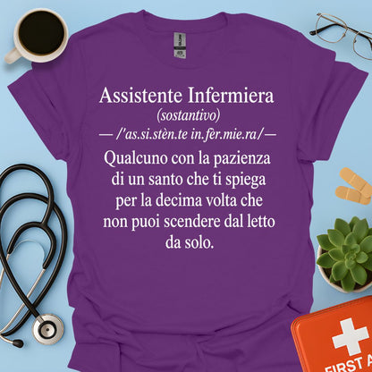 Maglietta Definizione Assistente Infermiera