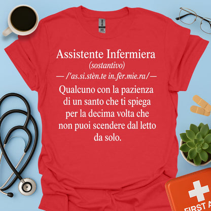 Maglietta Definizione Assistente Infermiera