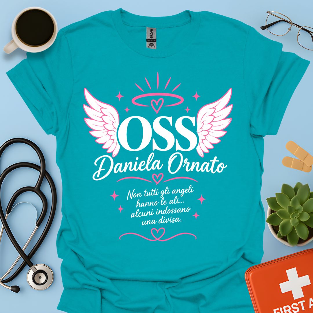 Maglietta OSS Angelo in Divisa – Blu Tropicale