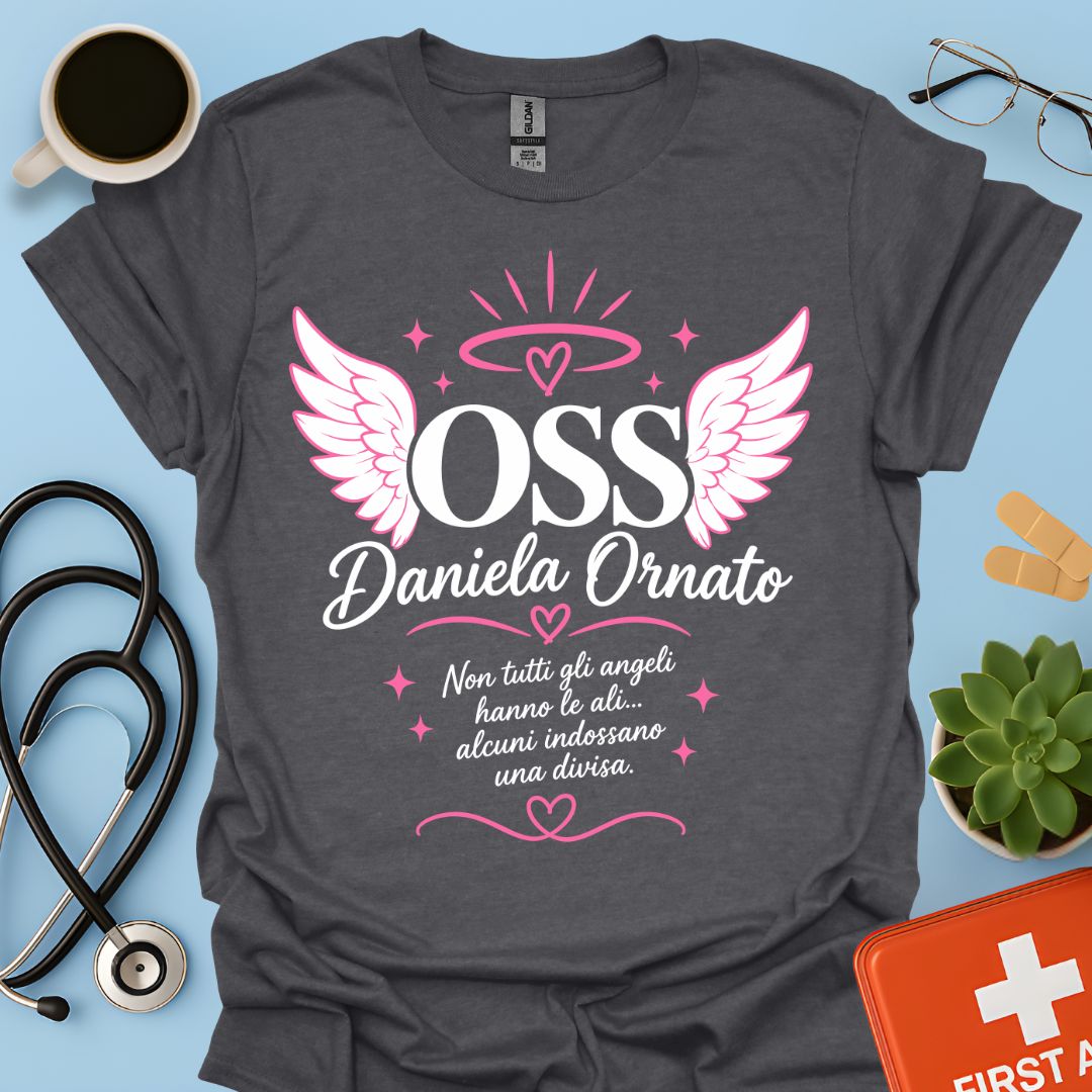 Maglietta OSS Angelo in Divisa – Grigio Mélange Scuro