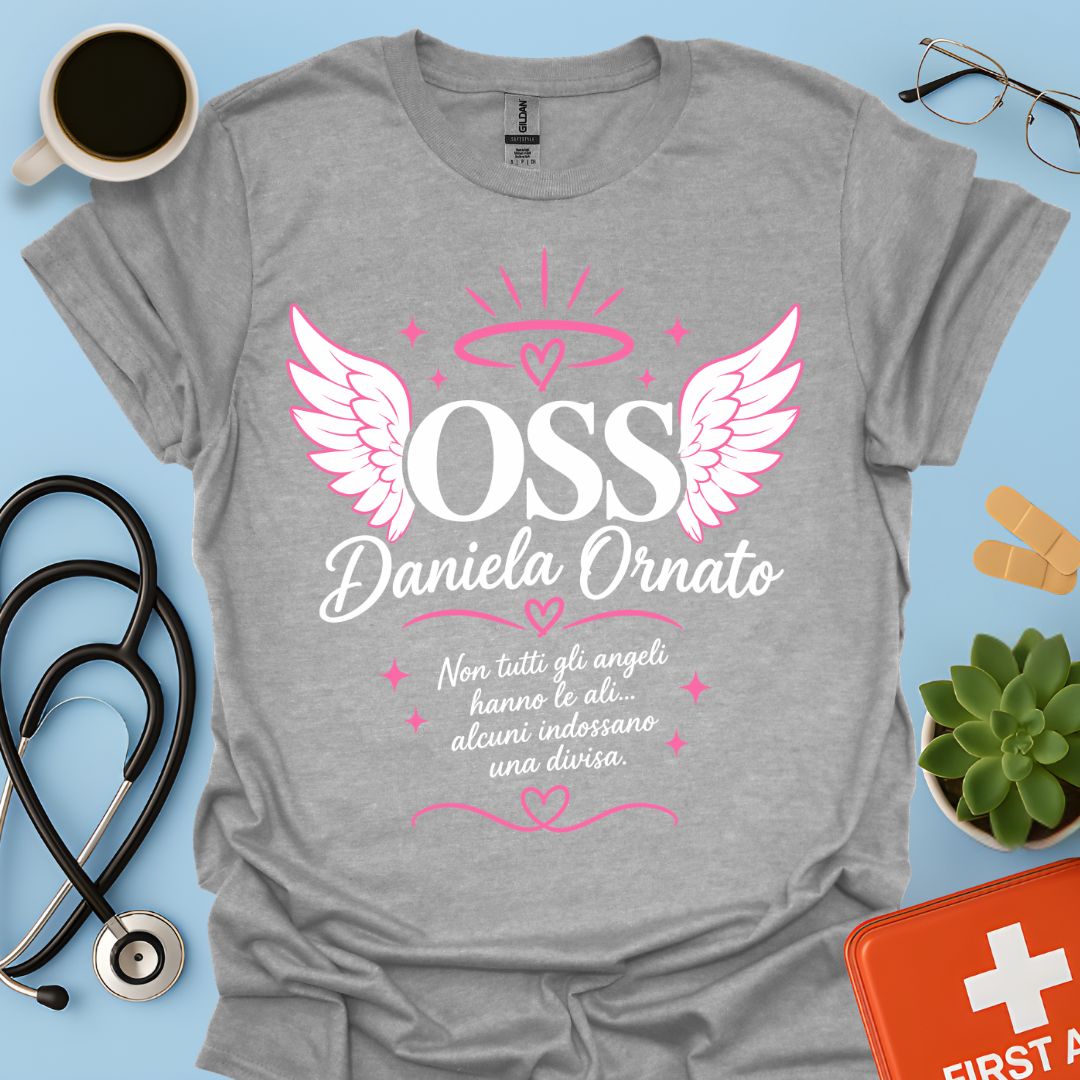 Maglietta OSS Angelo in Divisa – Grigio Sport Mélange