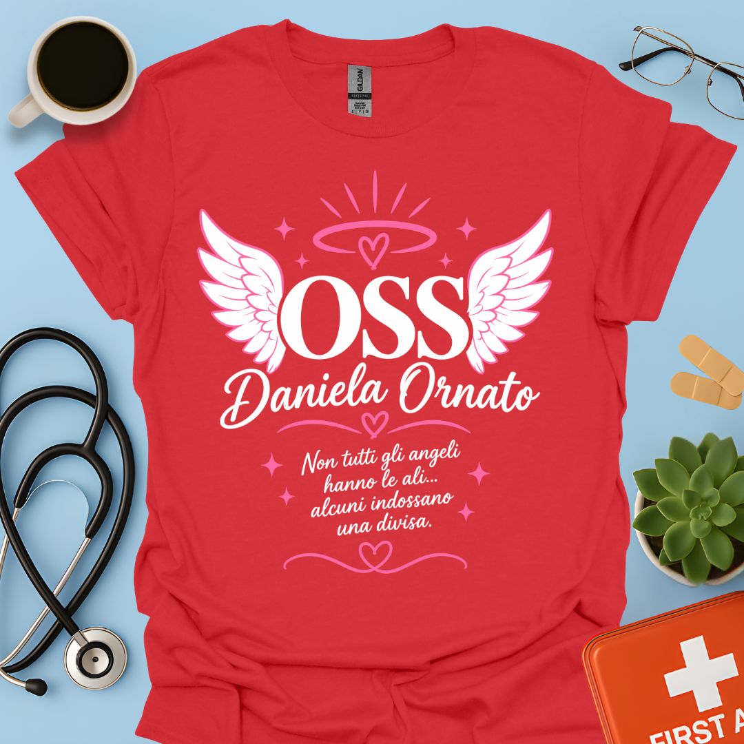 Maglietta OSS Angelo in Divisa – Rosso