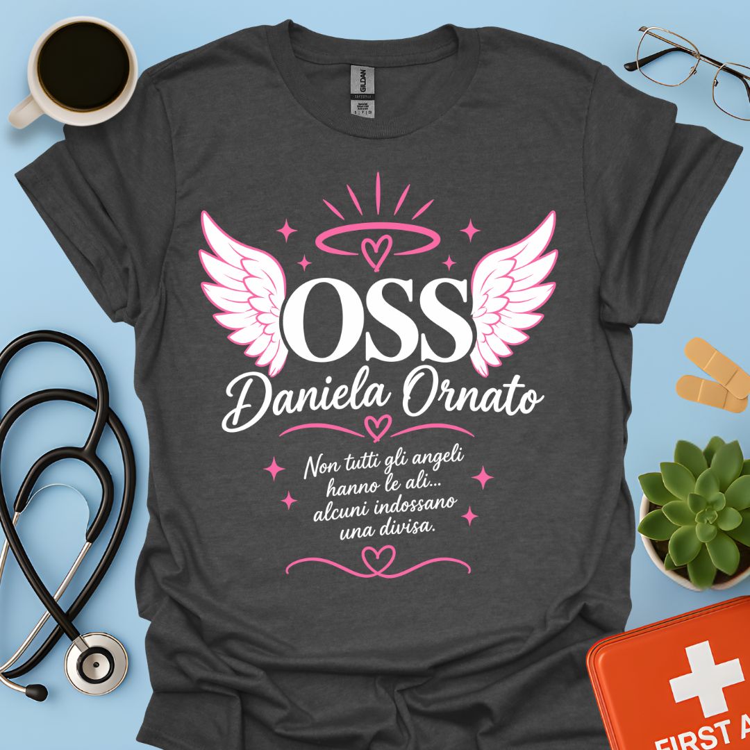 Maglietta OSS Angelo in Divisa – Scuro Mélange