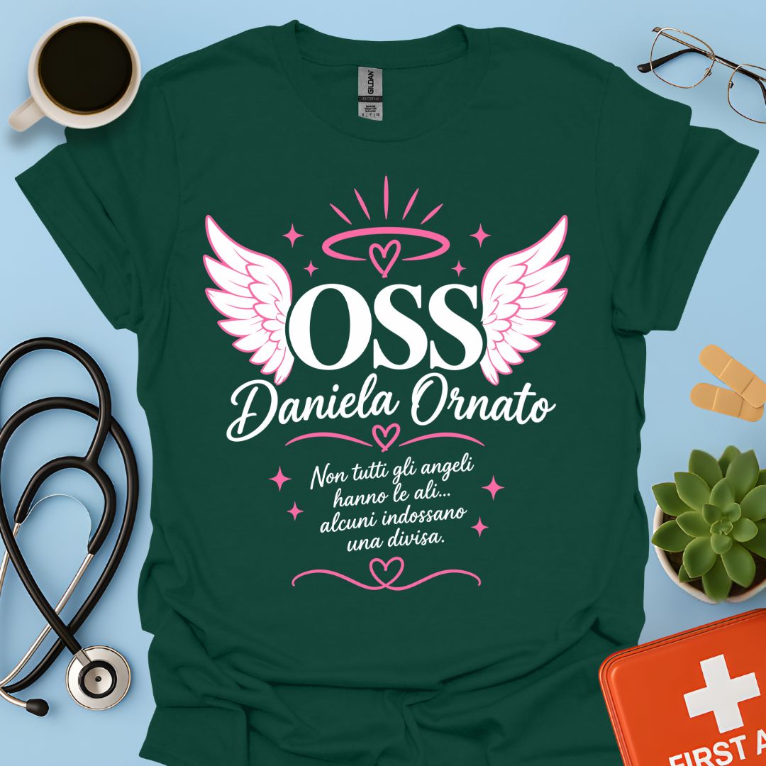 Maglietta OSS Angelo in Divisa – Verde Bosco